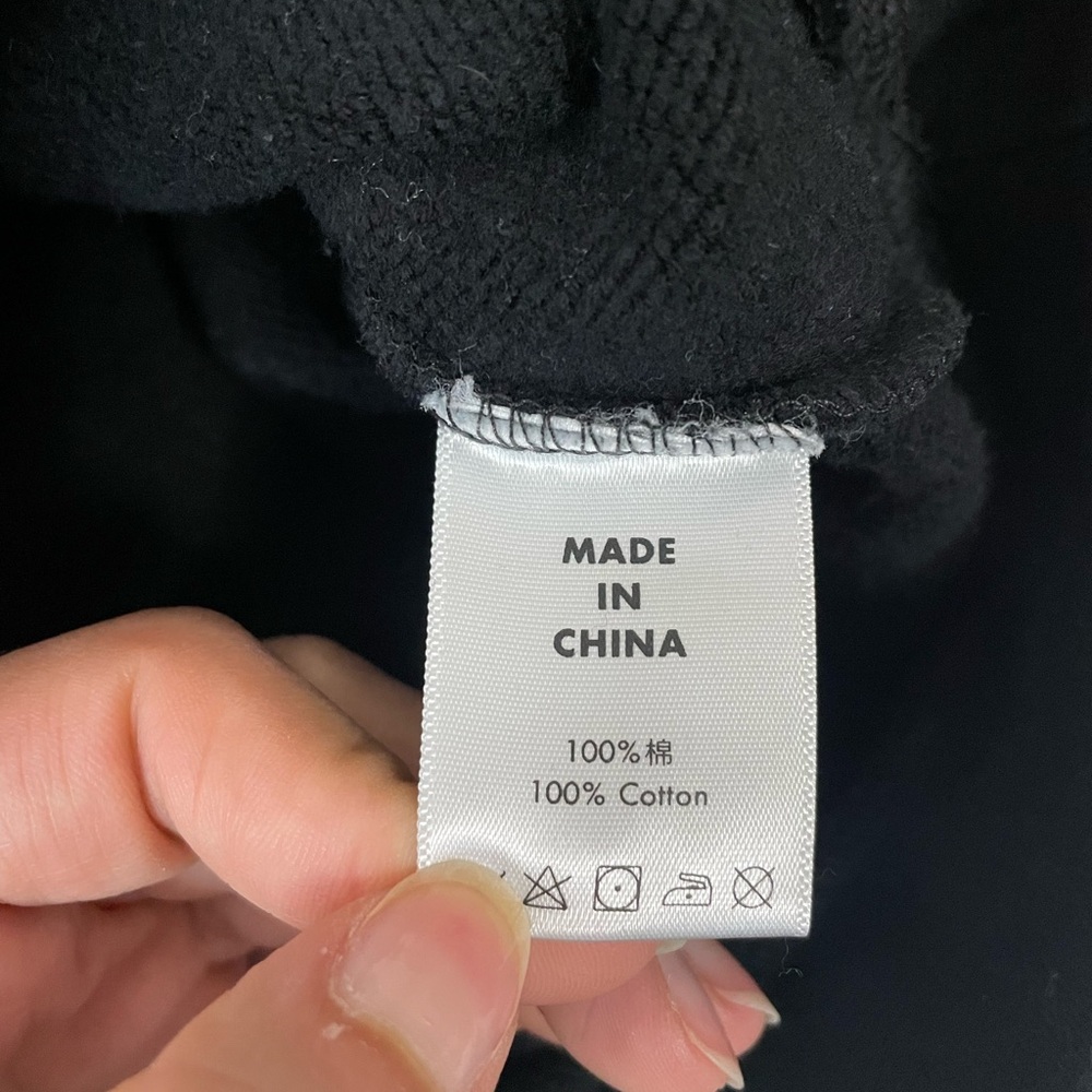 John Player Special Black Hooded Graphic Sweatshirt Size M - Picture 7 of 8